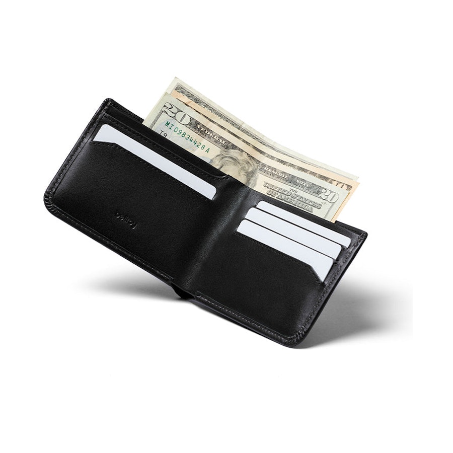 Bellroy RFID Hide & Seek LO Leather Wallet Black Black