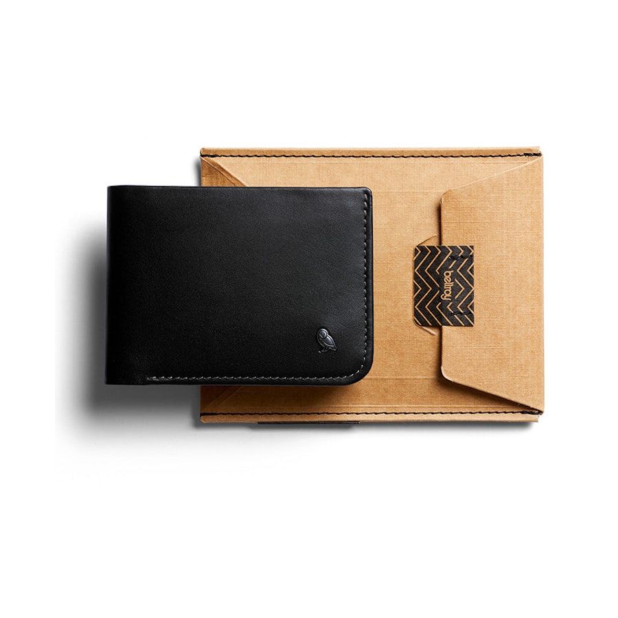 Bellroy RFID Hide & Seek LO Leather Wallet Black Black