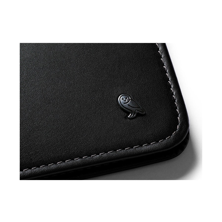 Bellroy RFID Hide & Seek LO Leather Wallet Black Black