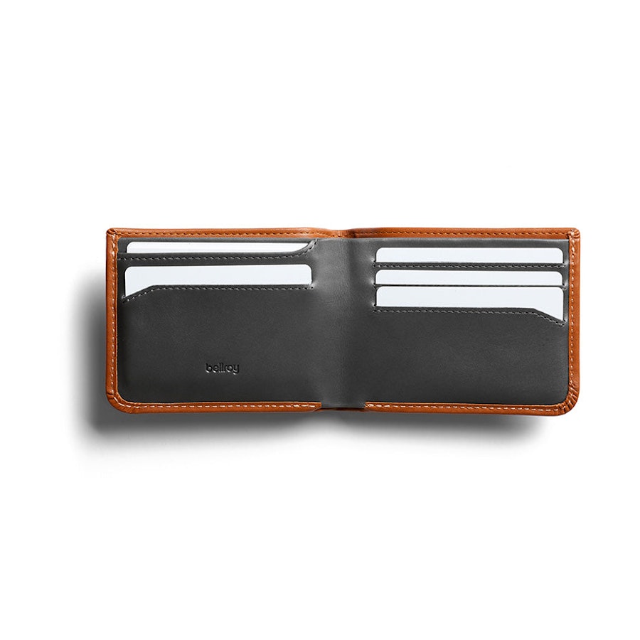 Bellroy RFID Hide & Seek LO Leather Wallet Caramel Caramel