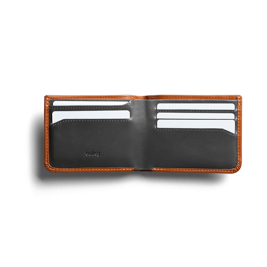 Bellroy RFID Hide & Seek LO Leather Wallet Caramel Caramel