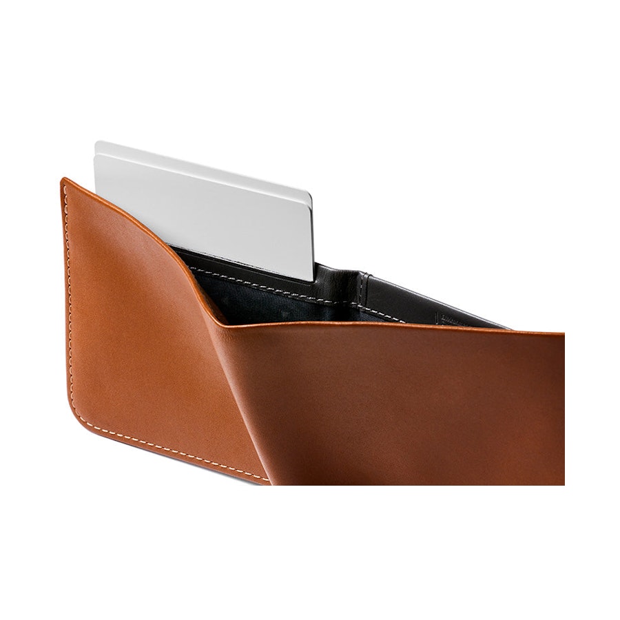 Bellroy RFID Hide & Seek LO Leather Wallet Caramel Caramel