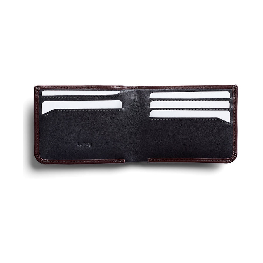 Bellroy RFID Hide & Seek LO Leather Wallet Deep Plum Deep Plum