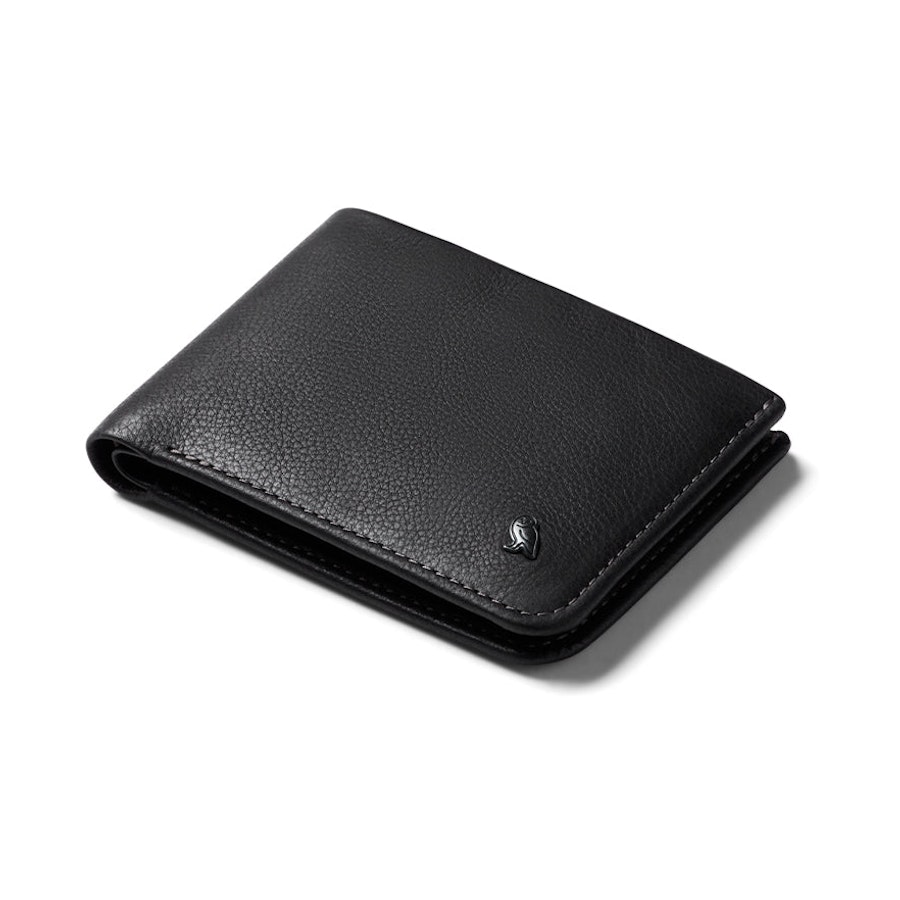 Bellroy RFID Hide & Seek LO Leather Wallet Obsidian Obsidian