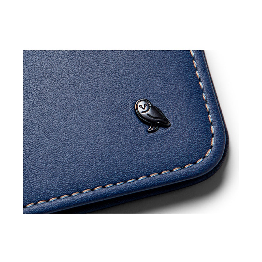 Bellroy RFID Hide & Seek HI Leather Wallet Marine Blue Marine Blue