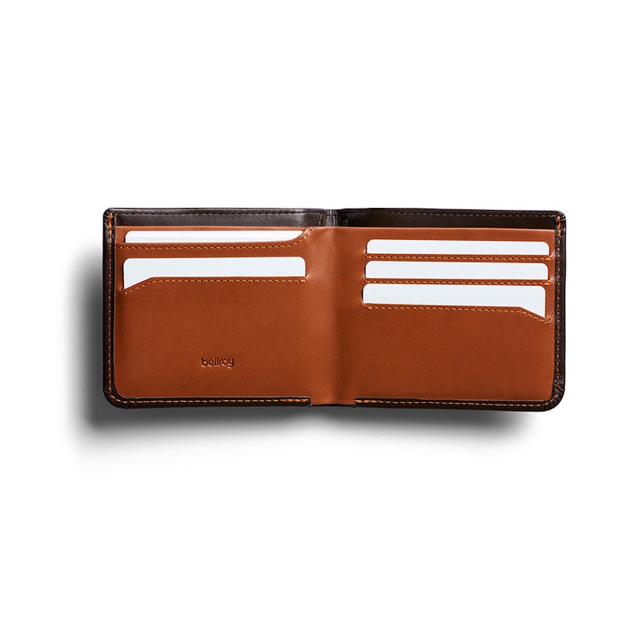 Bellroy RFID Hide & Seek HI Leather Wallet Java Java