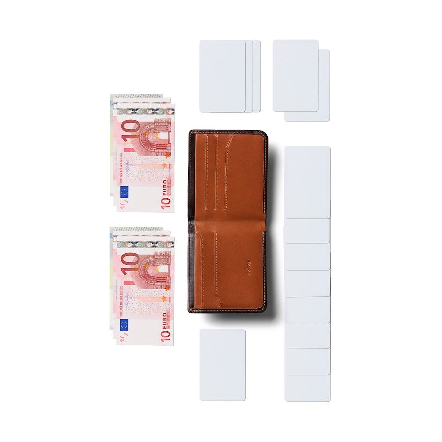 Bellroy RFID Hide & Seek HI Leather Wallet Java Java