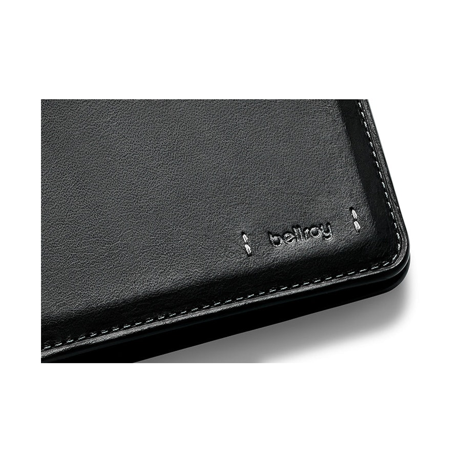 Bellroy RFID Hide & Seek LO Premium Leather Wallet Black Black