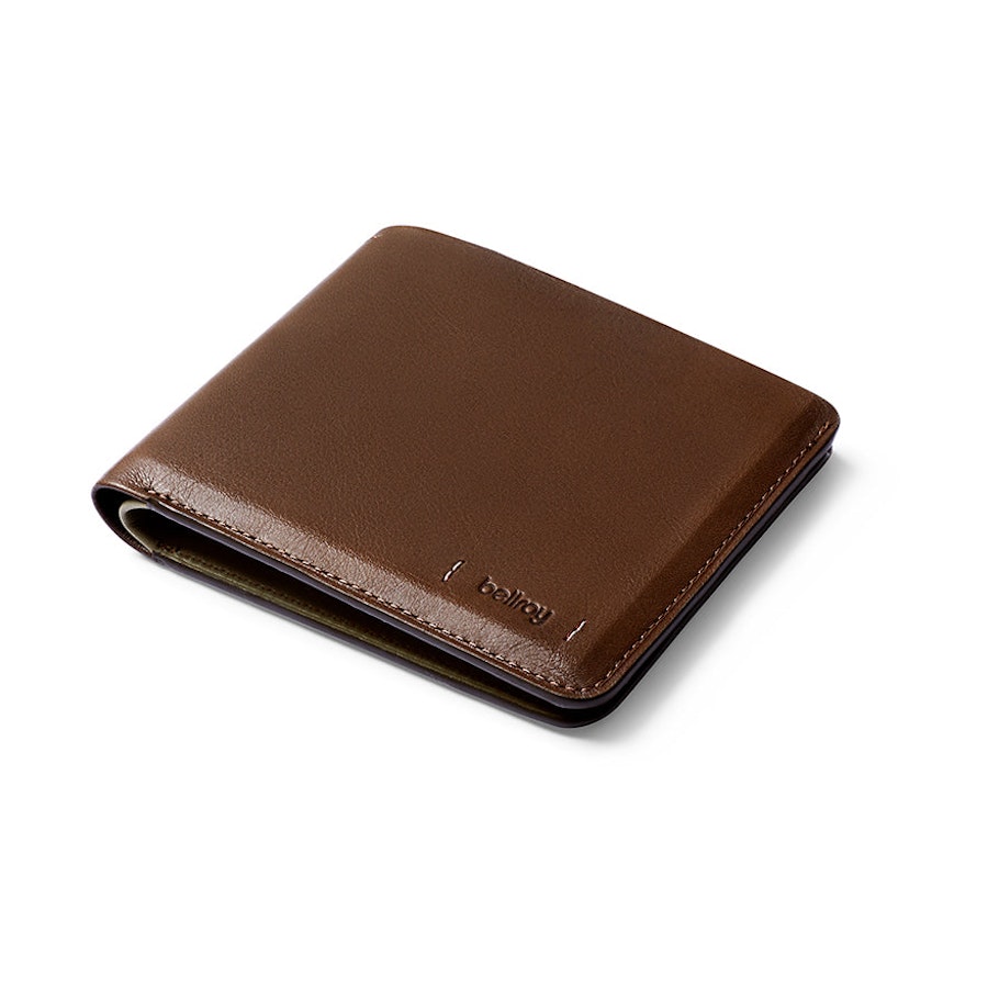 Bellroy RFID Hide & Seek HI Premium Leather Wallet Darkwood Darkwood