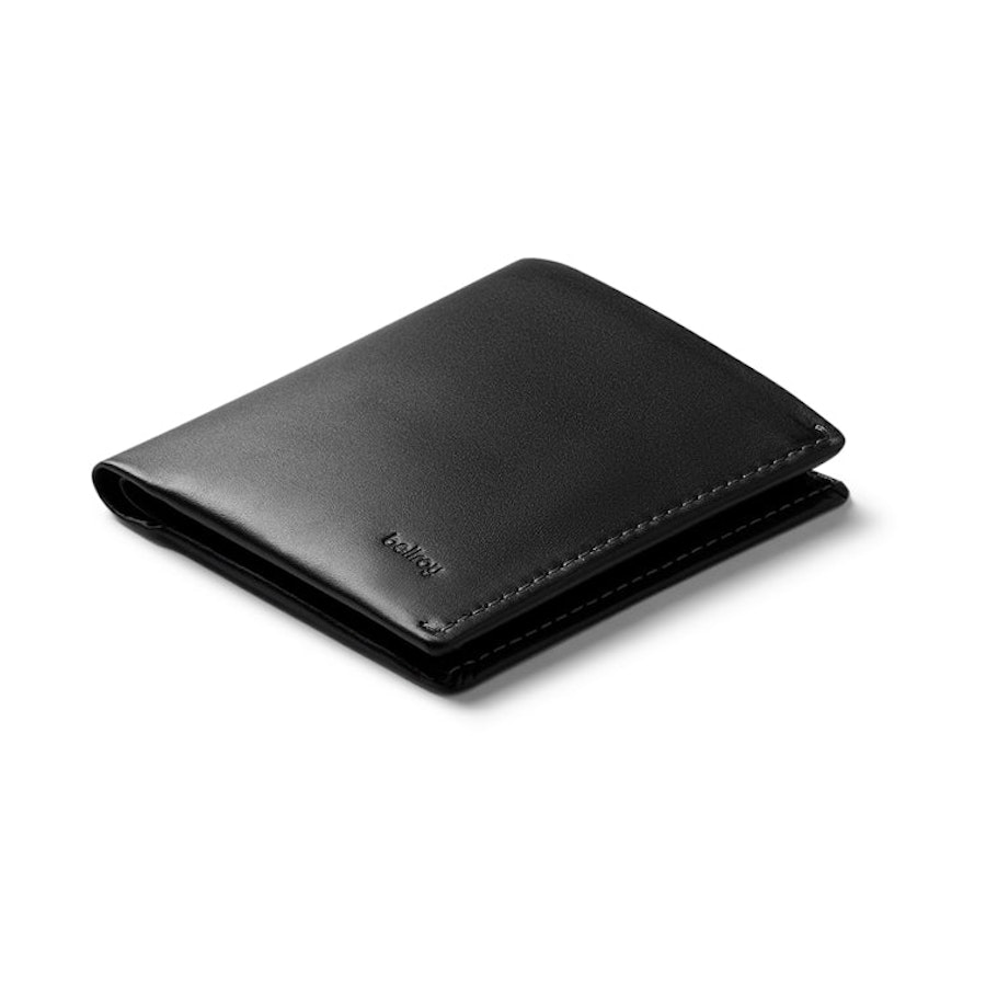 Bellroy RFID Note Sleeve Leather Wallet Black Black