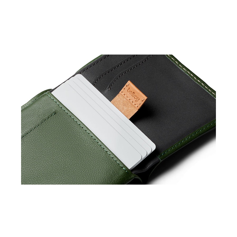 Bellroy RFID Note Sleeve Leather Wallet Ranger Green Ranger Green
