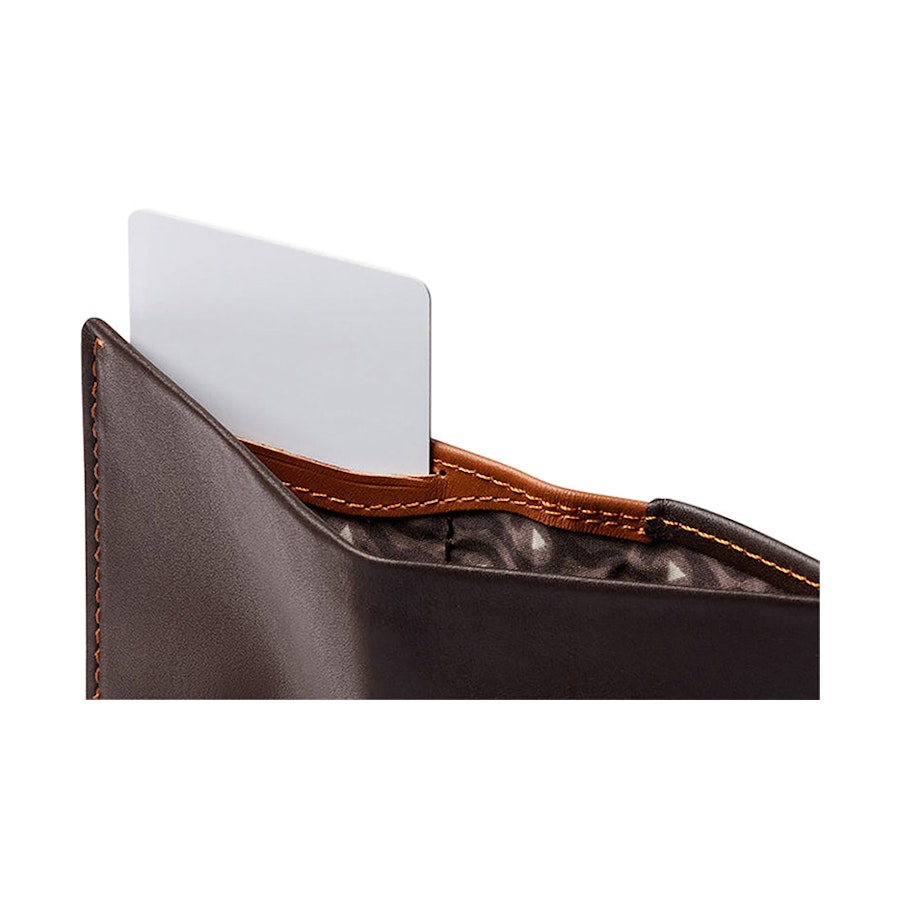 Bellroy RFID Note Sleeve Leather Wallet Java Caramel Java Caramel