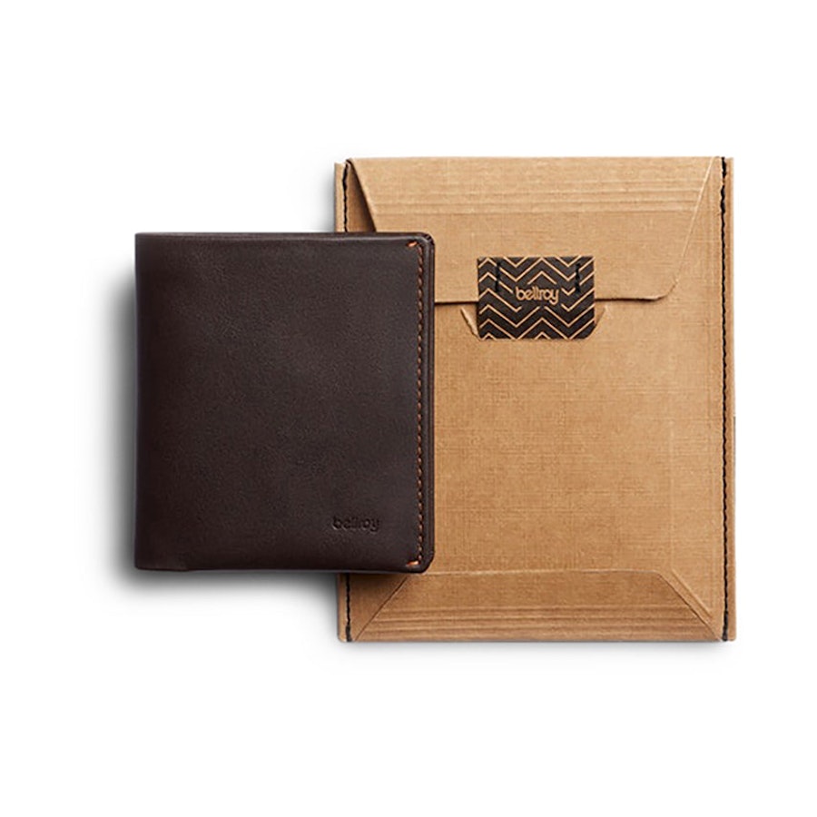 Bellroy RFID Note Sleeve Leather Wallet Java Caramel Java Caramel