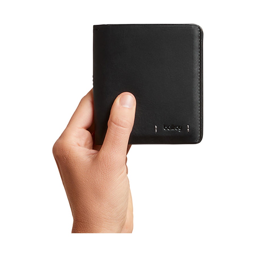 Bellroy RFID Note Sleeve Premium Leather Wallet Black Black