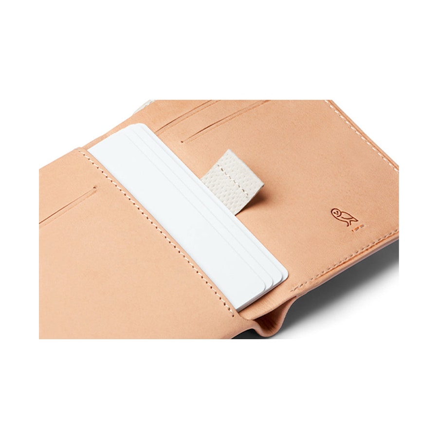 Bellroy RFID Note Sleeve Premium Leather Wallet Natural Natural