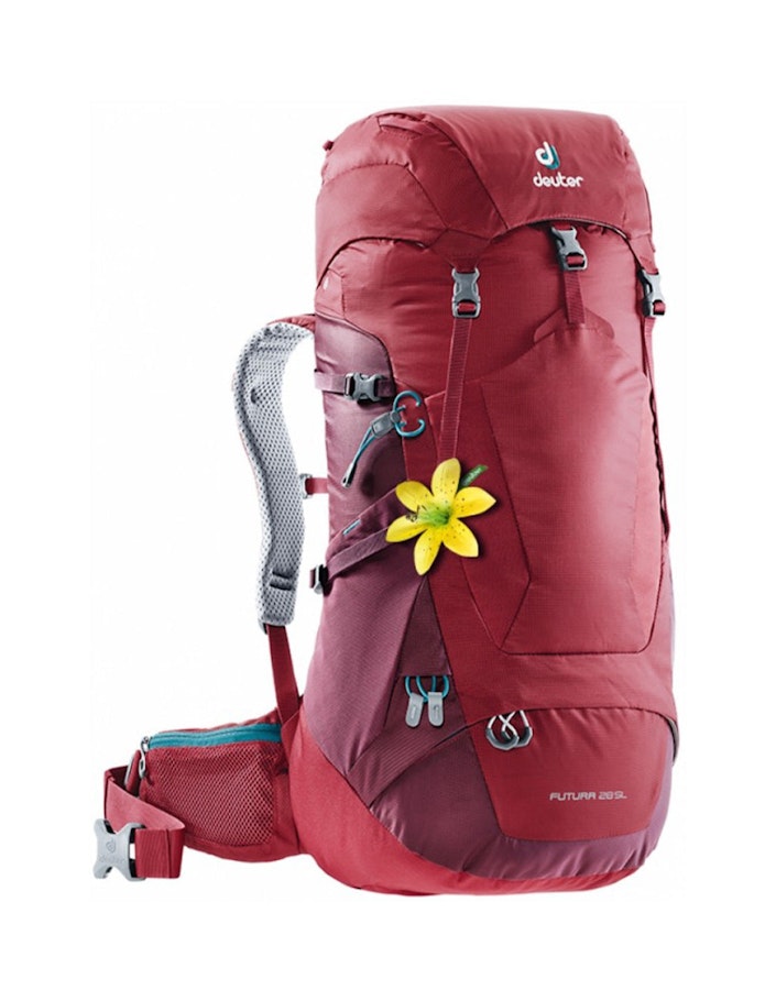 Deuter Futura 28 SL Women's Hiking Backpack Cranberry Maron Cranberry Maron