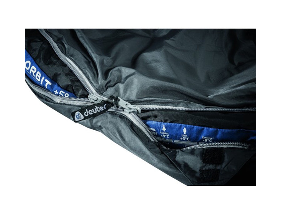 Deuter Orbit +5° Synthetic Fibre Sleeping Bag Granite Steel Default Title