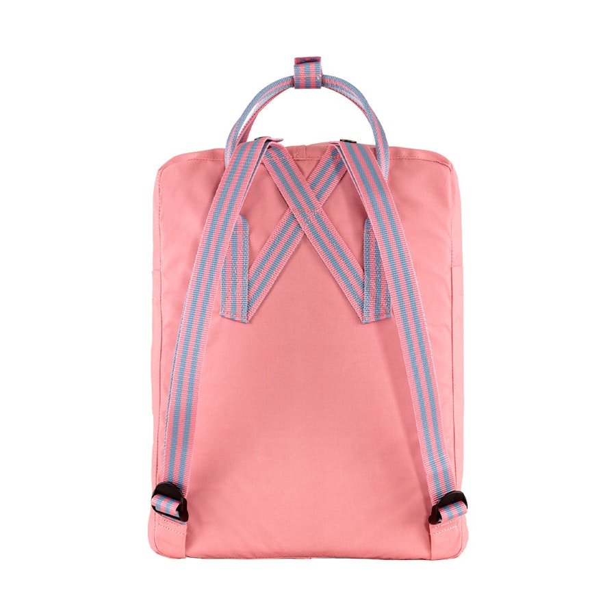 Fjallraven Kanken Backpack Pink - Long Stripes Pink - Long Stripes