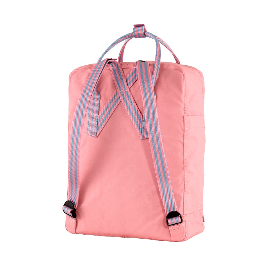 Fjallraven Kanken Backpack Pink - Long Stripes Pink - Long Stripes