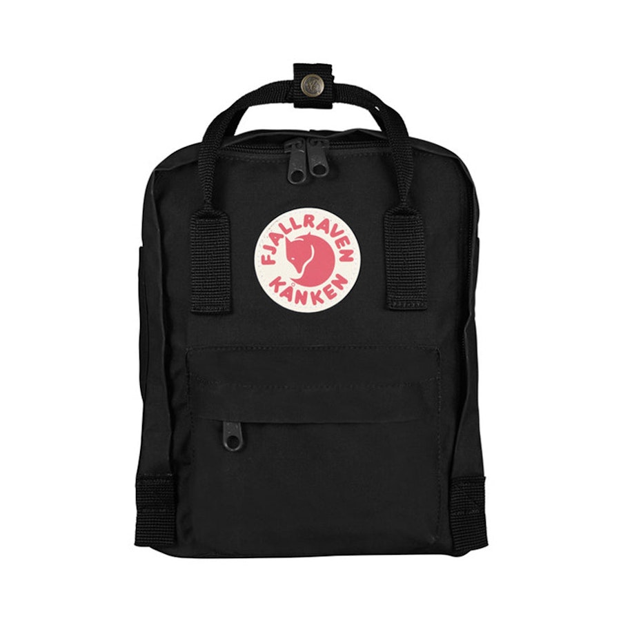 Fjallraven Kanken Mini Backpack Black Black
