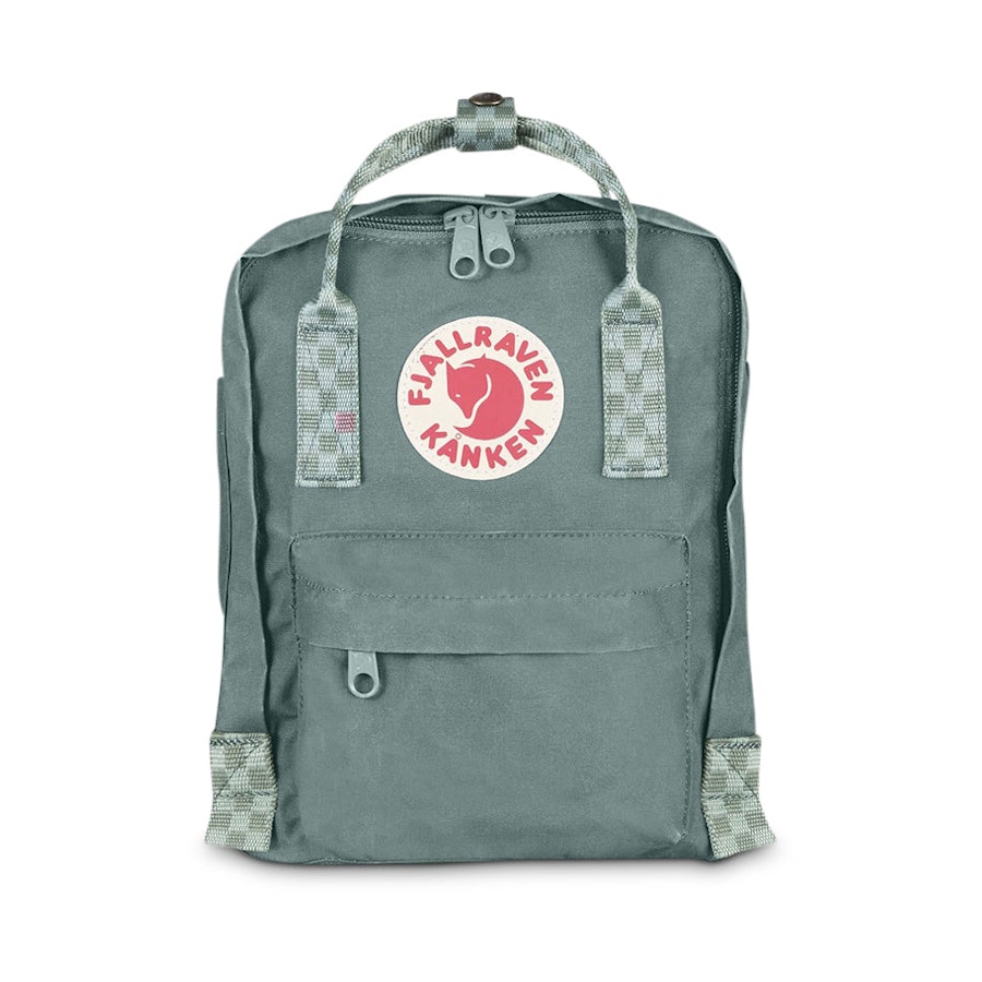 Fjallraven Kanken Mini Backpack Frost Green - Chess Pattern Frost Green - Chess Pattern