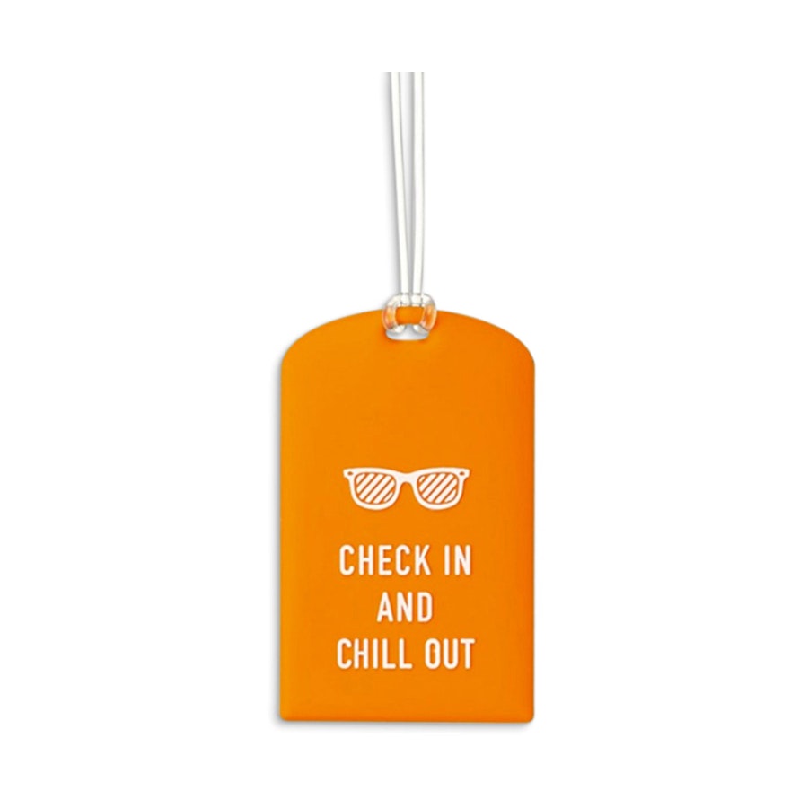 Go Travel Glo Case I.D Luggage Tags Orange Orange