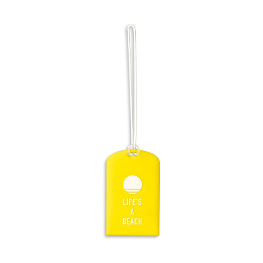 Go Travel Glo Case I.D Luggage Tags Yellow Yellow