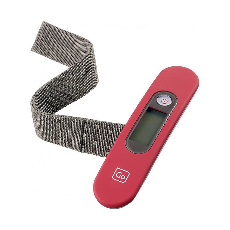 Go Travel Digi Scales Red Red