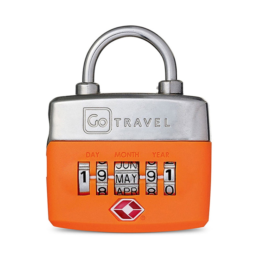 Go Travel Travel Birthday Lock Orange Orange