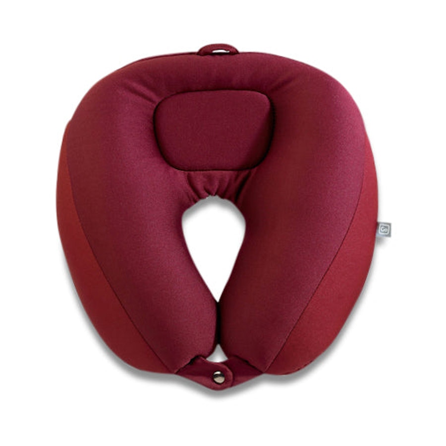 Go Travel Double Decker Bean Travel Pillow Red Red