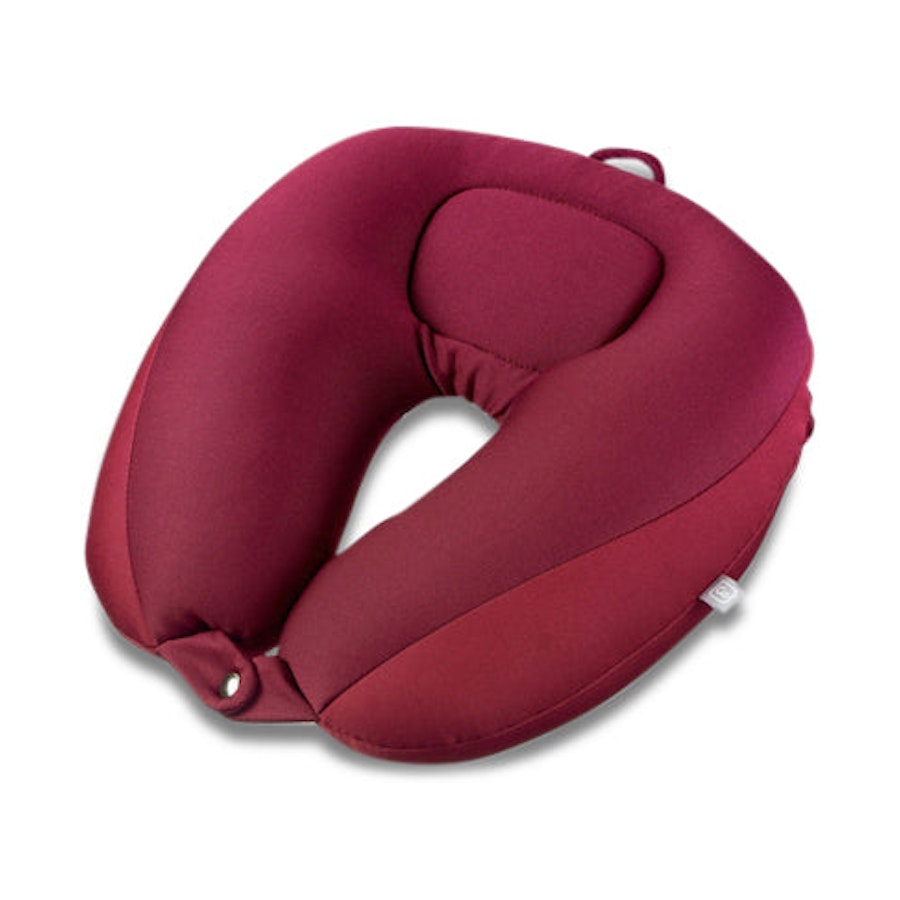 Go Travel Double Decker Bean Travel Pillow Red Red