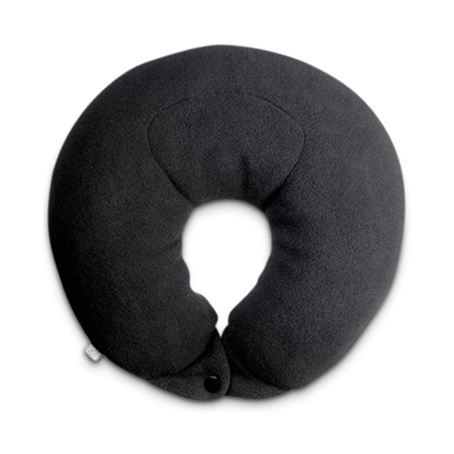 Go Travel Soft & Fleecy Bean Sleeper Travel Pillow Black Black