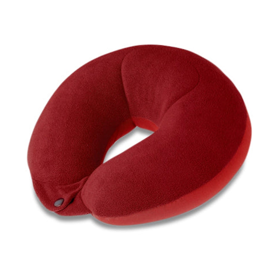 Go Travel Soft & Fleecy Bean Sleeper Travel Pillow Red Red