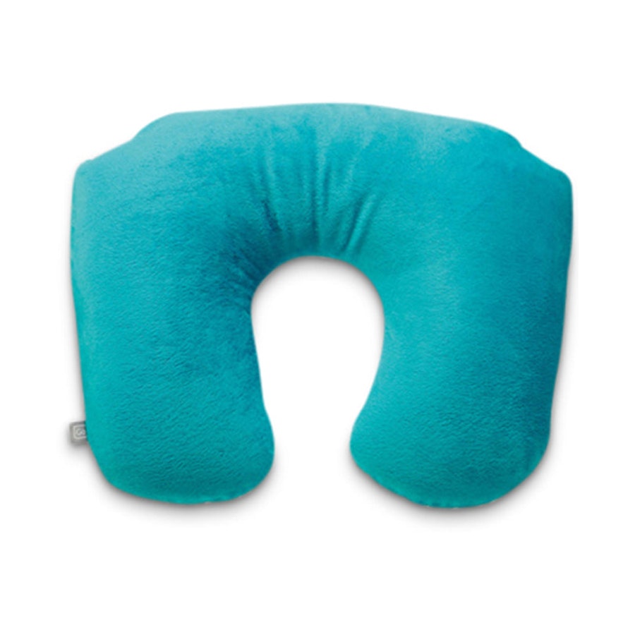 Go Travel 2-in-1 Bean Filled Travel Pillow Turquoise Turquoise