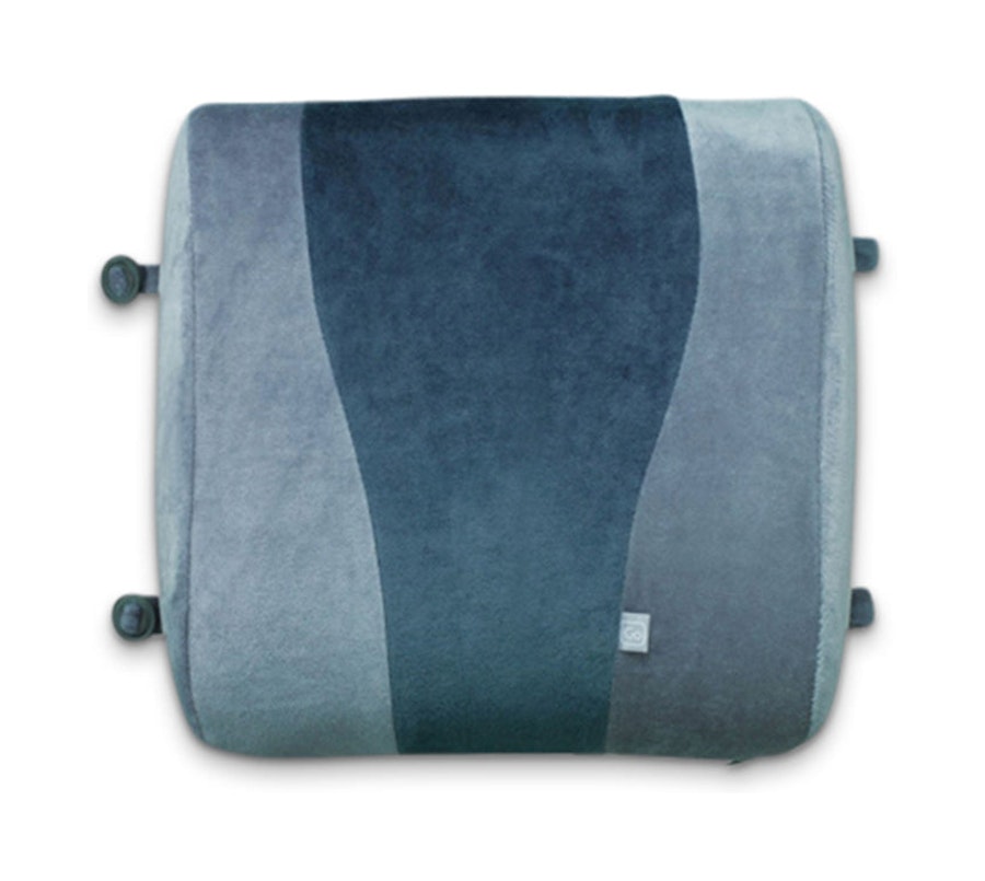 Go Travel Lumbar Support Memory Foam Travel Pillow Grey Grey