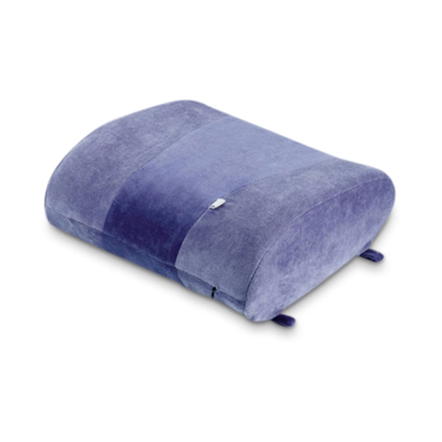 Go Travel Lumbar Support Memory Foam Travel Pillow Purple Purple