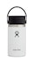 Hydro Flask 12oz (354ml) Coffee Flask with Flex Sip Lid White