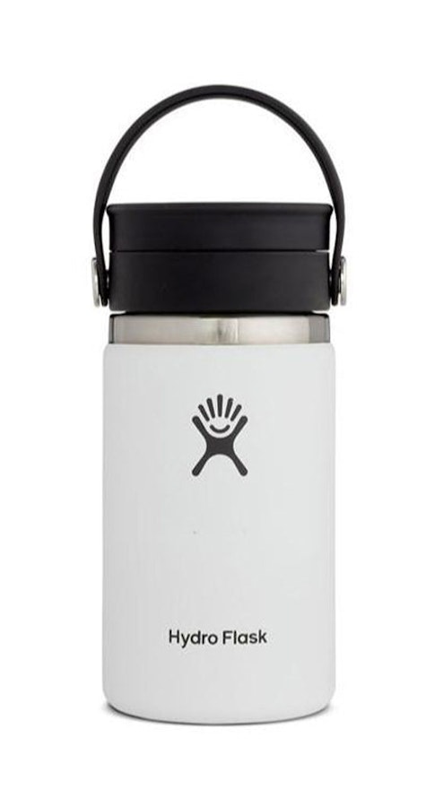 Hydro Flask 12oz (354ml) Coffee Flask with Flex Sip Lid White White