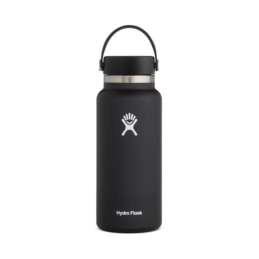 Hydro Flask 32oz (946ml) Wide Mouth Drink Bottle Black Black