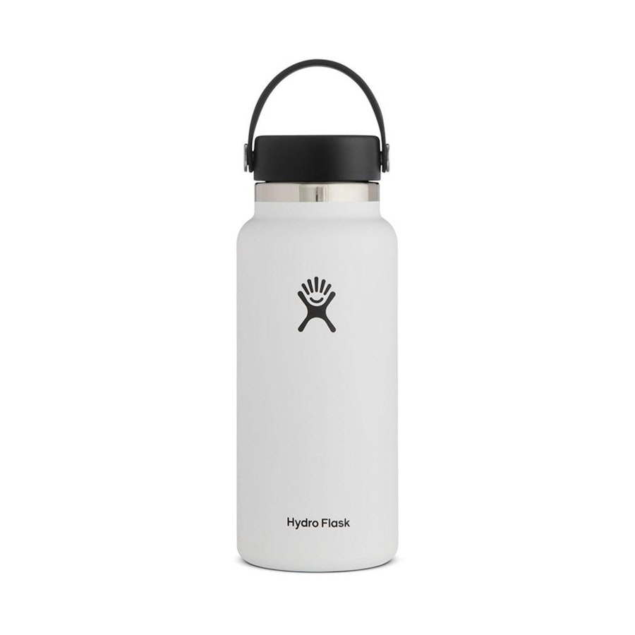 Hydro Flask 32oz (946ml) Wide Mouth Drink Bottle White White