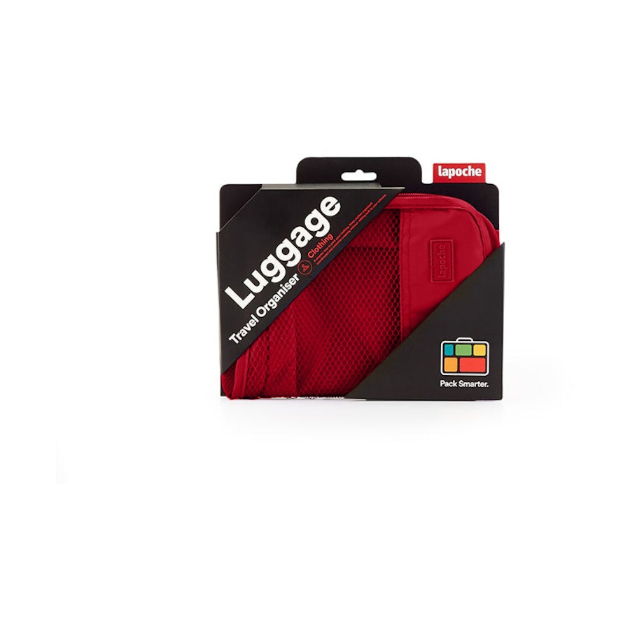 Lapoche Small Luggage Organiser Red Red