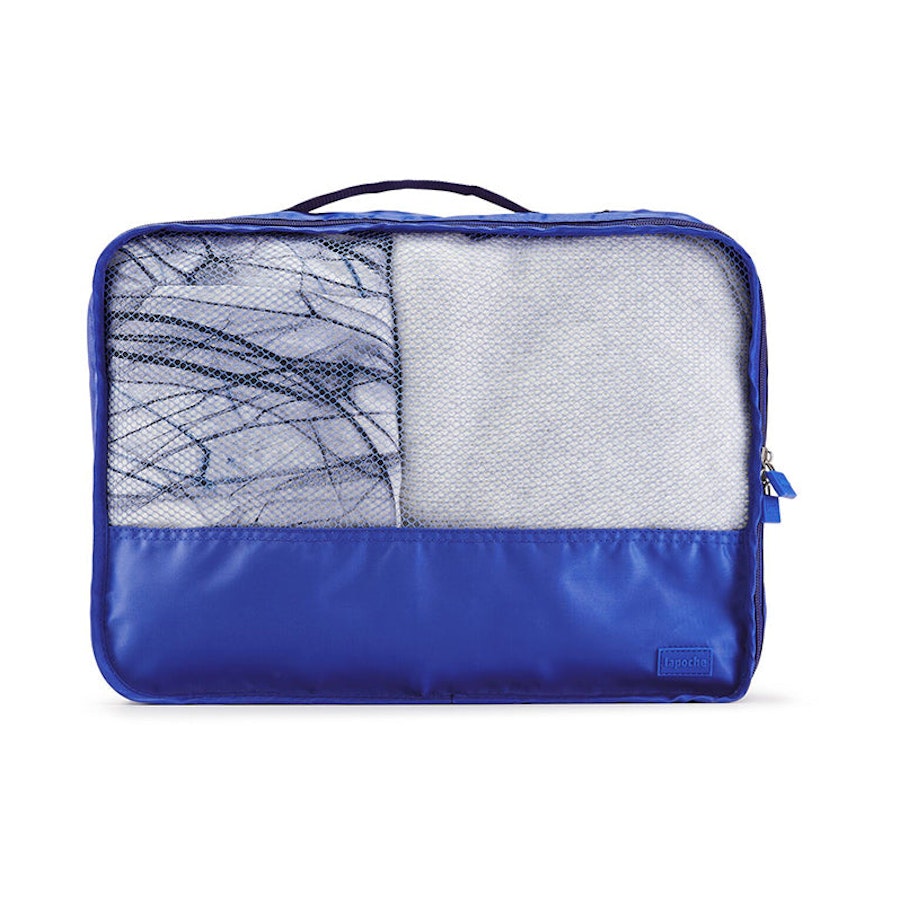 Lapoche Medium Luggage Organiser Blue Blue