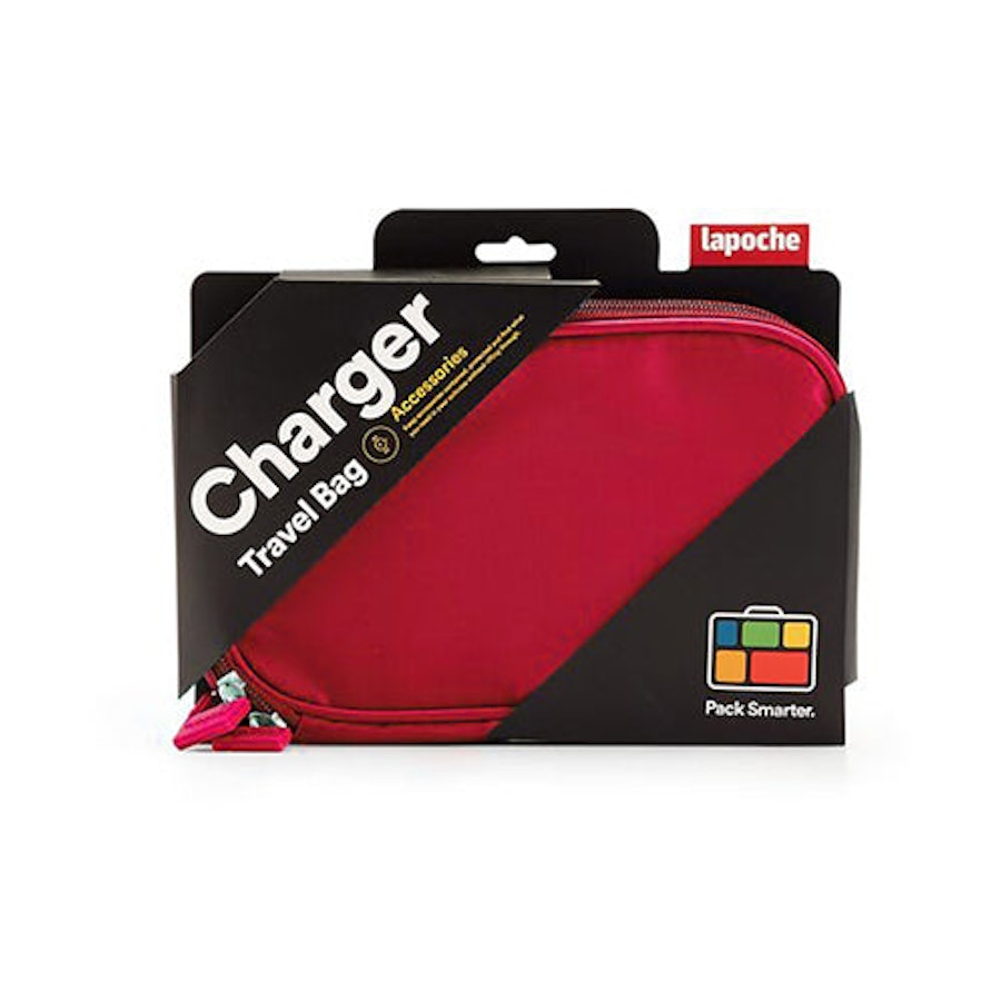 Lapoche Charger Bag Red Red