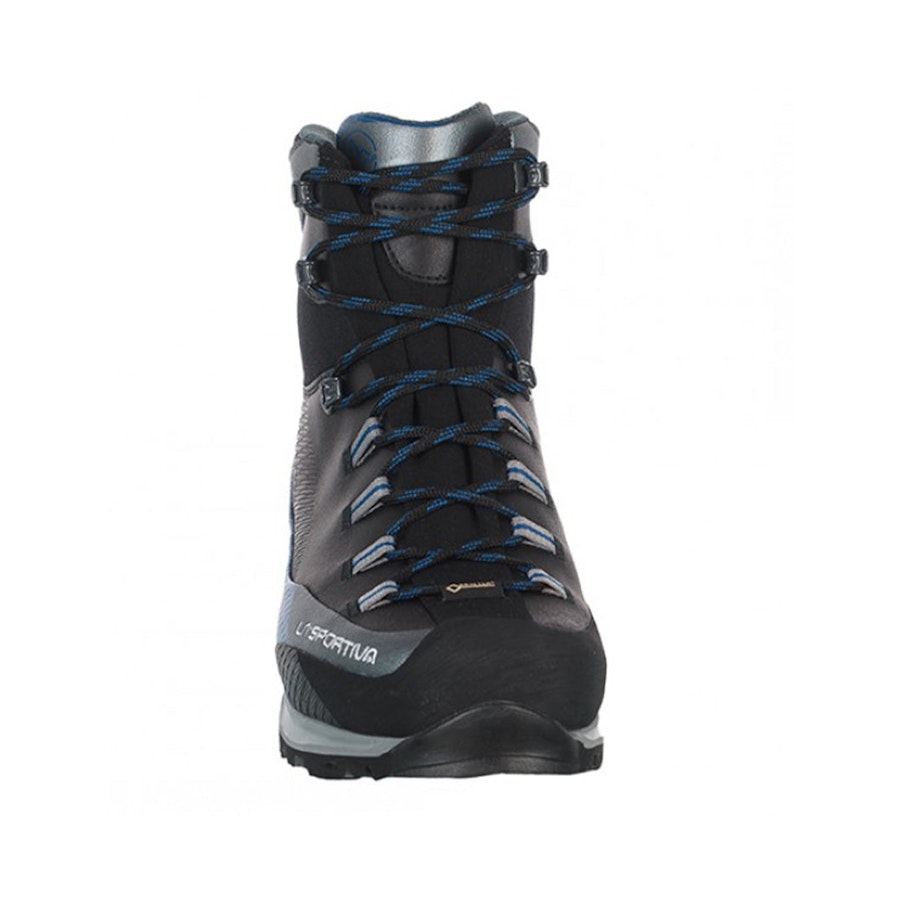 La Sportiva Trango TRK Leather GTX Men's Mountaineering Boots Blue/Carbon EU:44 / UK:9.5 / Mens US:10.5