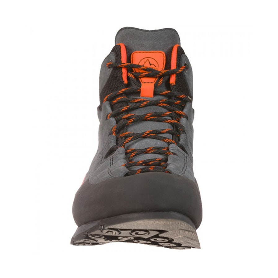 La Sportiva Boulder X Mid Men's Approach Shoes Carbon/Flame EU:41 / UK:7.5 / Mens US:8.5