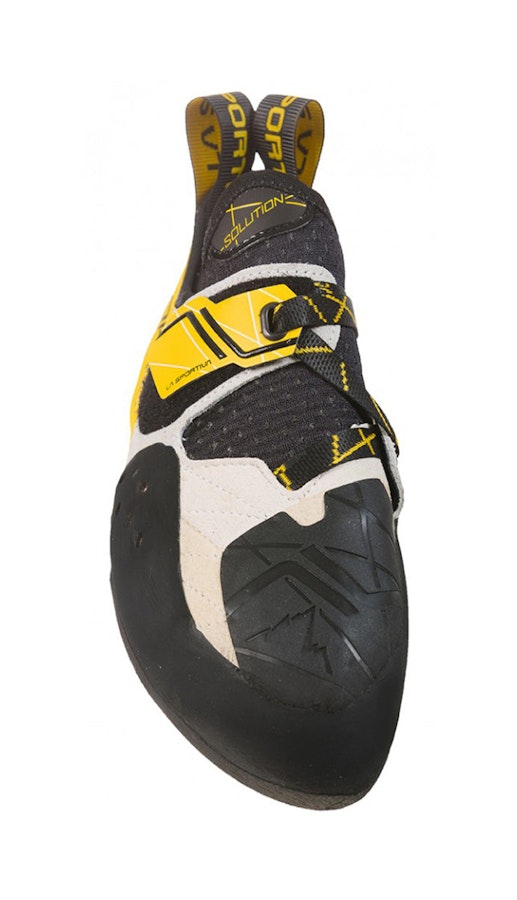 La Sportiva Solution Men's Climbing Shoes Black & Yellow EU:39.5 / UK:06 / Mens US:07