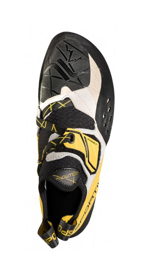 La Sportiva Solution Men's Climbing Shoes Black & Yellow EU:38.5 / UK:5.5 / Mens US:6.5