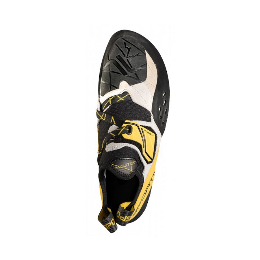 La Sportiva Solution Men's Climbing Shoes Black & Yellow EU:36.5 / UK:3.5 / Mens US:4.5