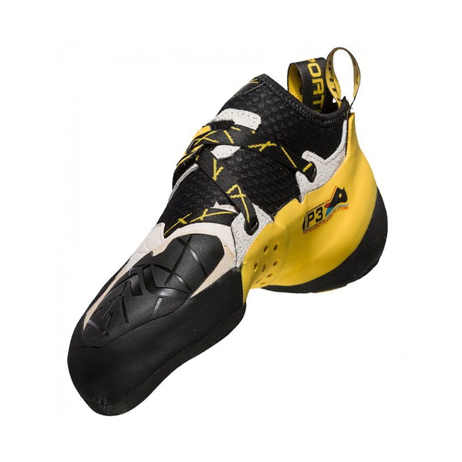 La Sportiva Solution Men's Climbing Shoes Black & Yellow EU:42.5 / UK:8.5 / Mens US:9.5