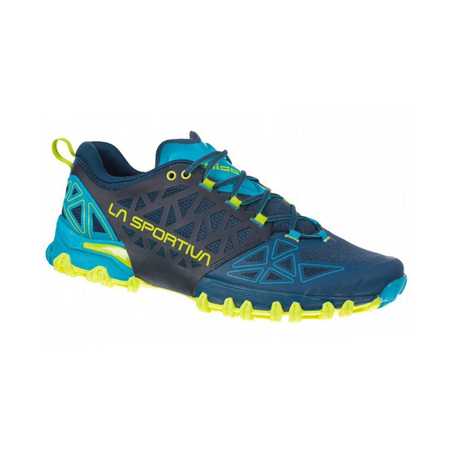 La Sportiva Bushido II Men's Mountain Running Shoes Opal/Apple Green EU:46 / UK:11.5 / Mens US:12.5